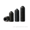 Tornillos de ajuste de zinc negro de grado 4.8 con tornillos de acero para copa / acero al carbono